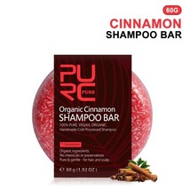 Organic Cinnamon Shampoo Bar Smoothing Nourishing Hair Care Scalp Treatment Soap - £13.03 GBP