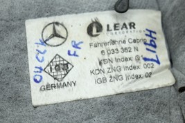 2003-09 MERCEDES CLK320 CLK500 W209 FRONT RIGHT PASSENGER UPPER SEAT COVER H917 image 13