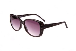 NEW SUCCESS SUN 4 Striped Black Sunglasses with Grey Lenses 54/16/135 - $39.55