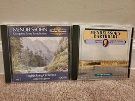 Lot of 2 Mendelssohn CDs: A Midsummer Night&#39;s Dream, Complete String Symphonies - $10.99