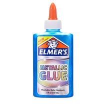 Elmer&#39;s Metallic School Glue, 5 Ounces, Blue - £10.17 GBP