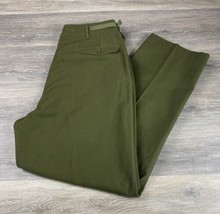 New Old Stock Kor EAN War M- 1951 Wool Od Field Trousers Large Long 11/4347 - £58.79 GBP