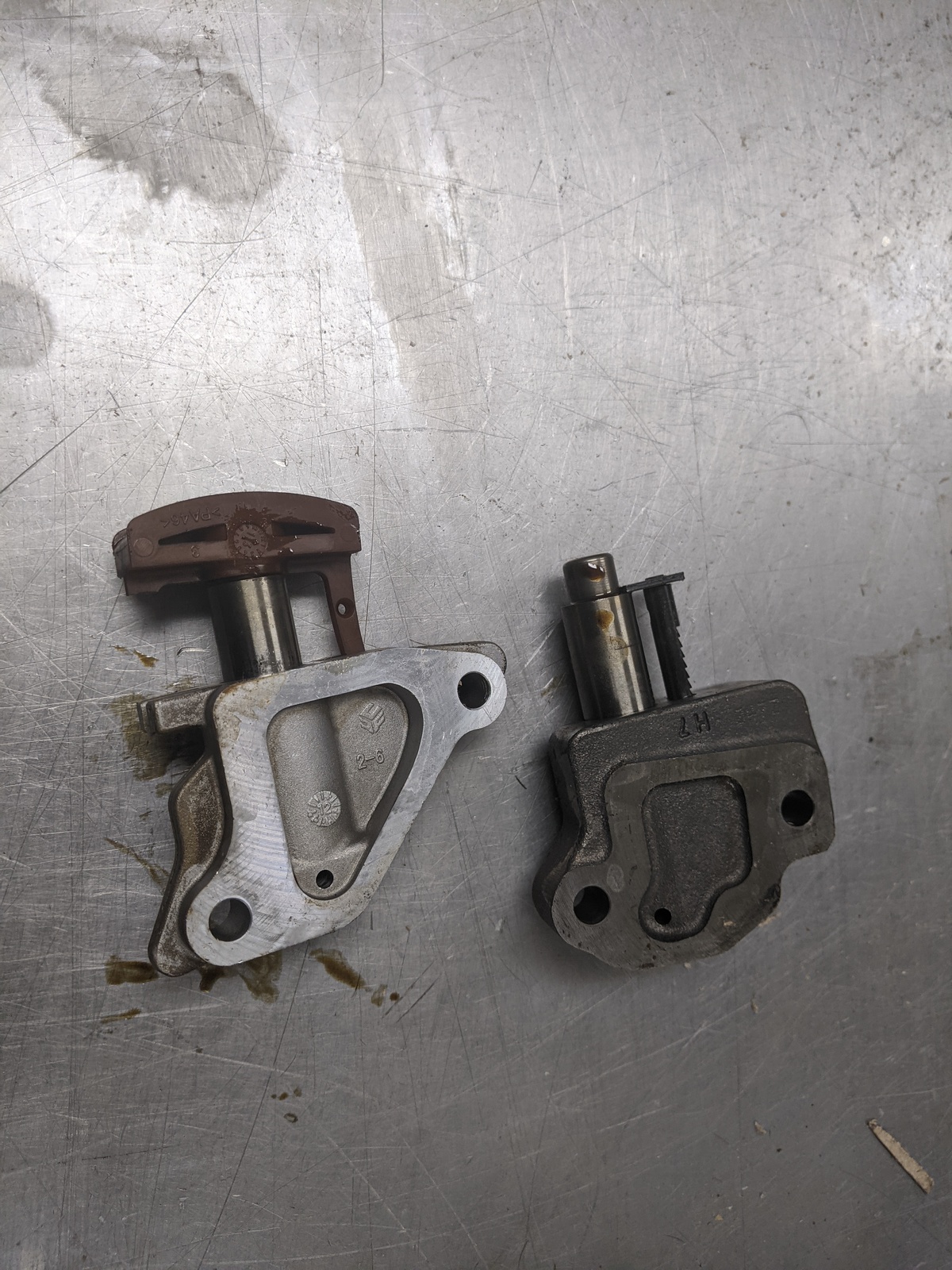 Timing Chain Tensioner Pair 11-13 Dodge Grand Caravan 3.6 05047885AB Pen... - $29.65