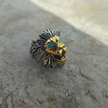 Active Haunted Fiery Lion amulet ring bound with 20 spirits jinn ring | spirit k - £196.72 GBP