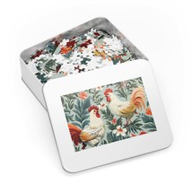 Jigsaw Puzzle in Tin, Chicken/Rooster, Personalised/Non-Personalised, awd-268 (3 - £27.77 GBP+