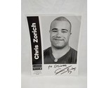 *Signed* Chris Zorich Professional NFL Player Photo 8&quot; X 10&quot; - £157.77 GBP
