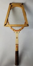 Vintage Wilson Jack Kramer Autograph Wood 27&quot; L Tennis Racket 4 7/8&quot; Wood Clamp - £38.75 GBP