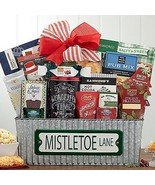 Merry Mistletoe Lane: Gourmet Gift Basket - £123.81 GBP