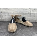 Eileen Fisher Espadrille Flats Sandals Women 8M Lala Shoe Metallic Brown... - $814.97 MXN