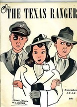 Texas Ranger Humor Magazine University of Texas November 1940 Johnnie La... - £28.47 GBP