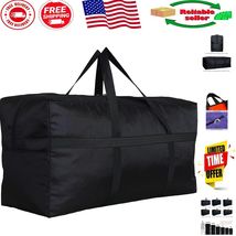 Reinforced Extra Large Duffle Bag with Lockable Zippers for Secure Travel - $738.34 MXN