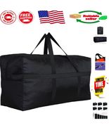 Reinforced Extra Large Duffle Bag with Lockable Zippers for Secure Travel - $55.93 CAD