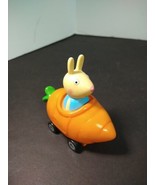 Peppa The Pig 3.5 inch Rebecca Rabbit Buggy Orange Carrot Figure 95790 J... - £8.00 GBP