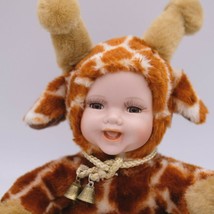 Porcelain Plush Freckles Baby Giraffe 10&quot; Show Stoppers Babes in the Wild - £14.79 GBP