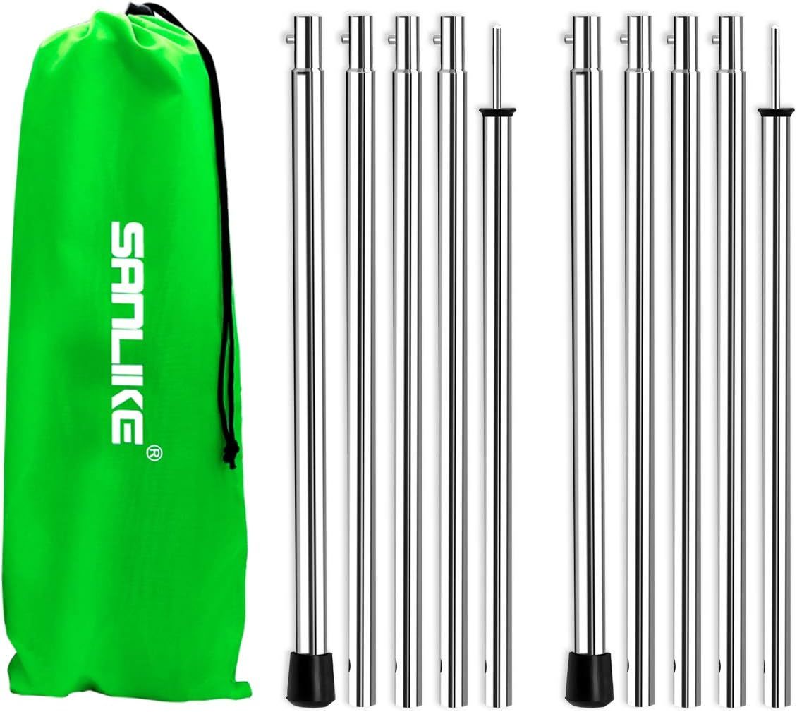 San Like Tent Pole Telescopic Adjustable Tarp Poles For Backpacking Hiking - $39.94