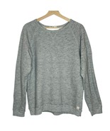 Marine Layer Sweatshirt Adult Medium Gray Single V Crew Neck Pullover He... - $472.40 MXN