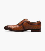 Stacy Adams Keating Plain Toe Oxford Leather Shoes Tan 25709-240 image 5