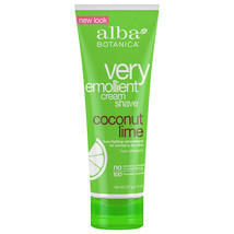 NEW Alba Botanica Coconut Lime Moisturizing Cream 8 Oz - £9.43 GBP