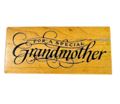 Vintage PSX For A Special GrandMother Gramma Card Making Rubber Stamp F1832 - £11.79 GBP