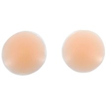Silicone Round Nipple Covers Circle Shaped Nude Pasties Self Adhesive BW... - £10.50 GBP