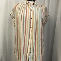 A.n.a Women&#39;s Blouse Ivory Striped Size Small NWT - £11.94 GBP