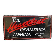 Heartbeat Of America Chevrolet Lumina License Plate Booster License 1990 - £23.05 GBP