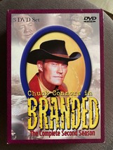 BRANDED The Complete Second Season 2 (3 Disc DVD) Chuck Connors Western - £11.64 GBP