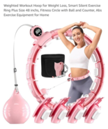 Smart Weighted Hula Ring Hoops for Adults Weight Loss, Quiet Infinity Ho... - $19.97 CAD