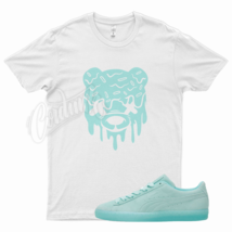White DRIPPY T Shirt for Puma Suede Classic Mono Iced Aruba Blue Teal Mint - £20.16 GBP+