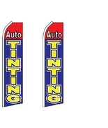 Lot of 2 Auto Tinting King Size Swooper Flag Sign TWO PACK Sale Price Am... - £43.96 GBP+