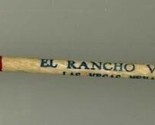 El Rancho Vegas Wooden Drum Stick Drink Stirrer Knocker Las Vegas Nevada... - $39.70