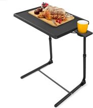 LORYERGO TV Tray - TV Table for Eating, Folding Table Trays with 6 Heigh... - $33.25