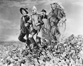 The Wizard Of Oz B&amp;W Graph Judy Garland Cast 16x20 Canvas Giclee - $69.99