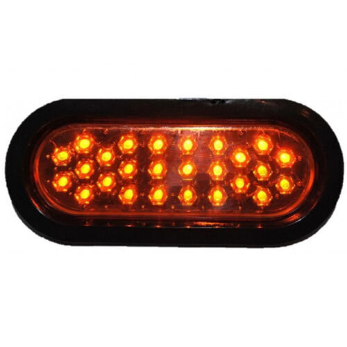 (1) 6&quot; Work Truck Box Trailer Rv Brake Tail Park Turn Signal Lights Ambe... - $5.95