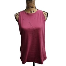 Nike Dri-Fit Mind Body Like Tank Top Athletic Workout Gym Sleeveless Pink M - $14.69