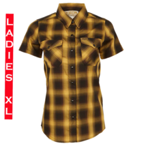 Dixxon Flannel - Gold Rush Bamboo Shirt - Short Sleeve - Women&#39;s Xl - £54.29 GBP