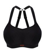 NWT PANACHE 38F Plus high-impact underwire sports bra black 5021 max sup... - $68.51 CAD