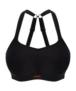 NWT PANACHE 38F Plus high-impact underwire sports bra black 5021 max sup... - £39.32 GBP