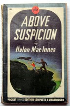 vntg 1942 mmpb Helen MacInnes ABOVE SUSPICION pre-war Europe anti-Nazi spy story - £8.47 GBP