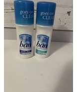 Ban Roll On Deodorant Classic Unscented Powder Fresh Clear Full Size - £20.16 GBP