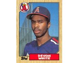 1987 Topps #139 Devon White RC Rookie Card California Angels ⚾ - $0.89