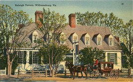 Vintage Postcard Raleigh Tavern Williamsburg Virginia Va - $8.91