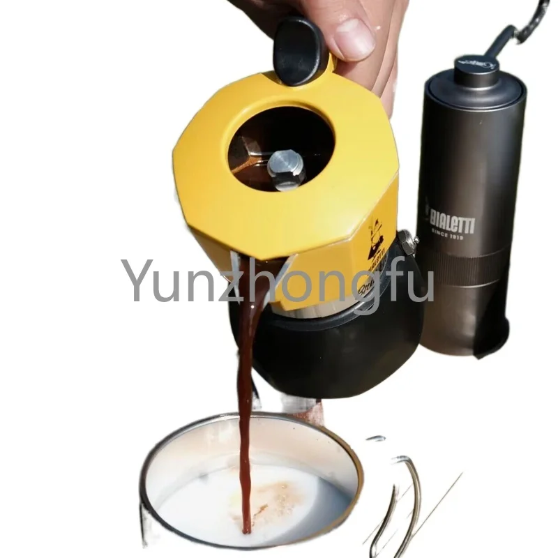 Moka Pot Double Valve Italian Household Coffee Pot Italian Concentrated Pressuri - £154.26 GBP