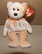 TY Beanie Baby Dearest The Bear 8 1/2&quot; W Tags Plush Stuffed Animal Toy 237A - £8.26 GBP