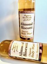 Almond Biscotti Organic Body Wash /  Natural Daily Moisturizer  / Shower Gel - £11.75 GBP