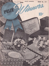 1949 Prize Winners Crochet Patterns Coats &amp; Clark Book No 257 - $3.96