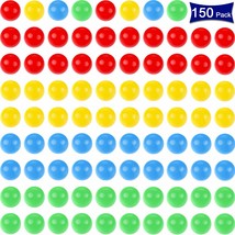 150 Pieces 144 Mm Game Replacement Marbles Plastic Colored Game Balls Compatible - £18.37 GBP