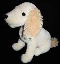 Dan Dee Golden Retriever Lab Dog 12" Sits Cream Tan Plush Stuffed Soft Toy 2011 - £10.10 GBP