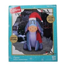 Disney Eeyore 3.5’ Christmas Airblown Inflatable LED Light Up Winnie The Pooh  - £42.76 GBP