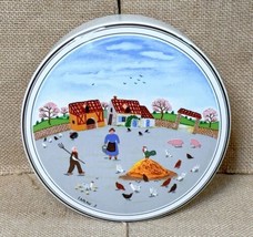 Villeroy And Boch Design Naif Candy Dish Canister Trinket Box Country Fa... - $23.76